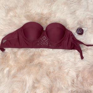 Bandeau bathing suit top